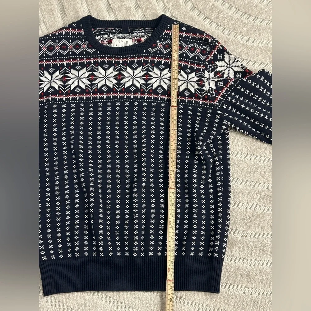 NWT Men’s J. Crew 100% Cotton Fair Isle Sweater - M